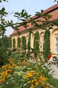 Die Orangerie gehört zu den restaurierten Teilen der Gartenanlage