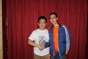 Die Sieger: Zexiang Sui (7d) und Yaqi Fu (6d)
